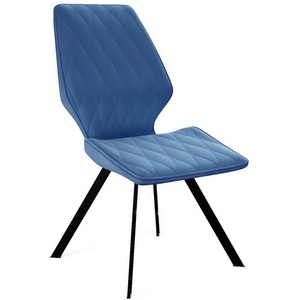 Изображение товара Стул 242M B8 BLUE/ ножки черные Dikline 00-00062058