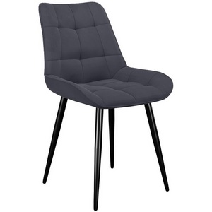 Изображение товара Стул 206М B28 ANTRACITE, ножки черные Dikline 00-00062230 Изображение товара Стул 206М B28 ANTRACITE, ножки черные Dikline 00-00062230