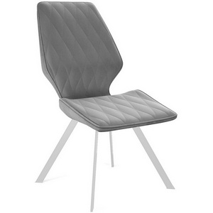 Изображение товара Стул 242M B22 GREY/ ножки белые Dikline 00-00062065