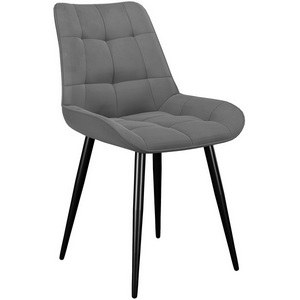 Изображение товара Стул 206М B22 GREY, ножки черные Dikline 00-00062235 Изображение товара Стул 206М B22 GREY, ножки черные Dikline 00-00062235