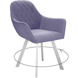Изображение товара Стул поворотный, Z23 лаванда, ножки белые Dikline 00-00062361