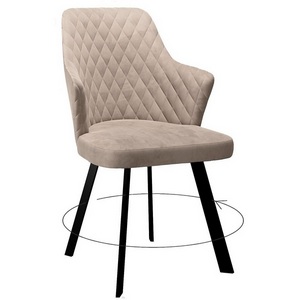 Изображение товара Стул поворотный, К4 капучино, ножки черные Dikline 00-00064805