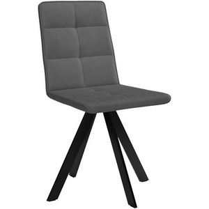 Изображение товара Стул DikLine 230 поворотный B28 ANTRACITE, ножки черные