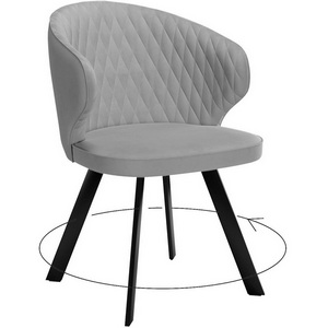 Изображение товара Стул DikLine 249 поворотный, B22 GREY, ножки черные