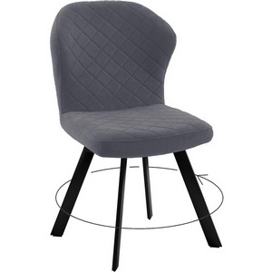 Изображение товара Стул DikLine 339 поворотный B28 ANTRACITE, ножки черные