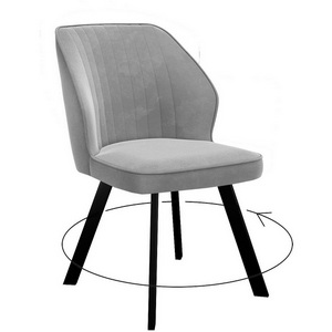 Изображение товара Стул DikLine 232 поворотный B22 GREY, ножки черные