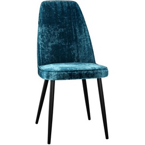 Изображение товара Стул DikLine 326 микровелюр M19 бирюза, ножки черные