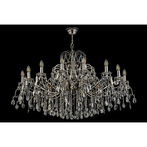 Изображение товара Подвесная люстра хрусталь Dio D'Arte Alessandria Nickel Alessandria E 1.1.L.16.601 N подсвечник с подвесками