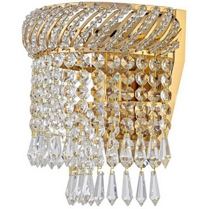 Изображение товара Бра хрустальное Dio D'Arte Bari Gold Bari E 2.10.202 G с подвесками