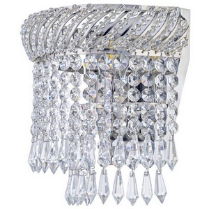 Изображение товара Бра хрустальное Dio D'Arte Bari Nickel Bari E 2.10.202 N с подвесками