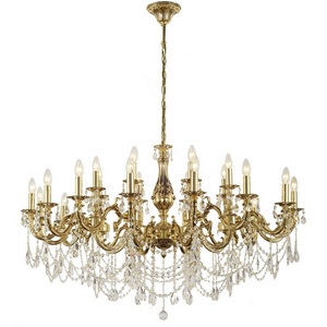Изображение товара Подвесная люстра с хрустальными подвесками Dio D'Arte Lauria Lauria E 1.1.24.600 CG подсвечник