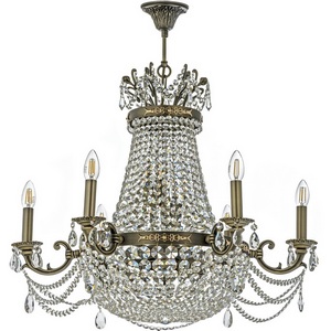 Изображение товара Подвесная люстра хрусталь 1.6.6.600 A Dio D'Arte Lodi E подсвечник