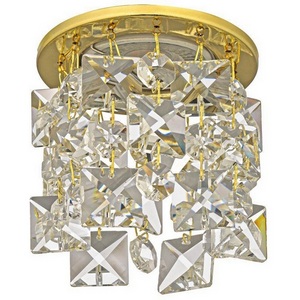 Изображение товара Встраиваемый светильник круглый хрустальный Dio D'Arte Osimo Gold Osimo GU10.5.14.8.102 G