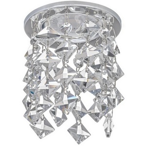 Изображение товара Встраиваемый светильник круглый хрустальный Dio D'Arte Osimo Nickel Osimo GU10.5.14.8.103 N