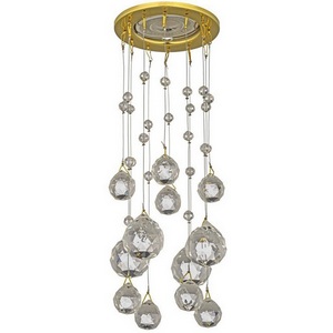 Изображение товара Встраиваемый светильник круглый хрустальный Dio D'Arte Osimo Gold Osimo GU10.5.14.8.104 G