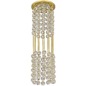 Изображение товара Встраиваемый светильник круглый хрустальный Dio D'Arte Osimo Gold Osimo GU10.5.14.8.105 G