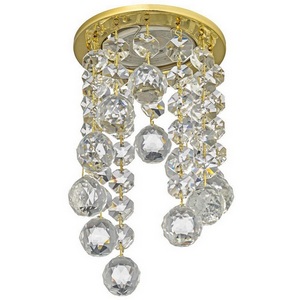 Изображение товара Встраиваемый светильник круглый хрустальный Dio D'Arte Osimo Gold Osimo GU10.5.14.8.113 G