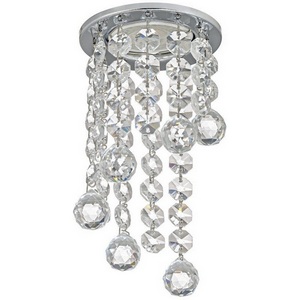 Изображение товара Встраиваемый светильник круглый хрустальный Dio D'Arte Osimo Nickel Osimo GU10.5.14.8.115 N