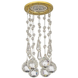 Изображение товара Встраиваемый светильник круглый хрустальный Dio D'Arte Osimo Gold Osimo GU10.5.14.8.120 G