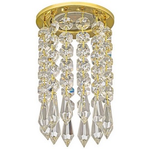 Изображение товара Встраиваемый светильник круглый хрустальный Dio D'Arte Osimo Gold Osimo GU10.5.14.8.121 G