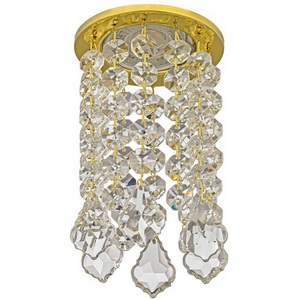 Изображение товара Встраиваемый светильник круглый хрустальный Dio D'Arte Osimo Gold Osimo GU10.5.14.8.122 G