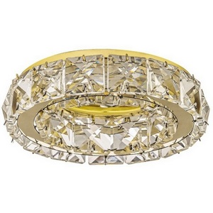 Изображение товара Встраиваемый светильник круглый хрустальный Dio D'Arte Osimo Gold Osimo GU10.5.14.9.100 G