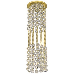 Изображение товара Встраиваемый светильник хрустальный Dio D'Arte Osimo Gold GU10.5.14.9.5.105 G