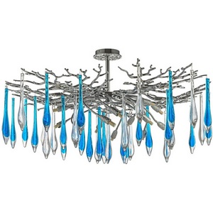 Изображение товара Потолочная люстра хрустальная на штанге Dio D`arte Tavenna Nickel Tavenna H 1.3.100.178 N