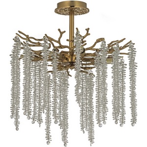 Изображение товара Потолочная люстра хрустальная на штанге Dio D`arte Tavenna Antigue Tavenna H 1.3.46.100 A