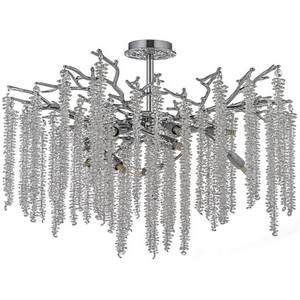 Изображение товара Потолочная люстра хрустальная на штанге Dio D`arte Tavenna Nickel Tavenna H 1.3.76.100 N