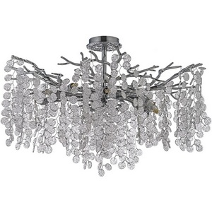 Изображение товара Потолочная люстра хрустальная на штанге Dio D`arte Tavenna Nickel Tavenna H 1.3.76.102 N