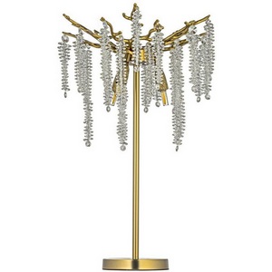 Изображение товара Настольная хрустальная лампа с подвесками Dio D`arte Tavenna Antigue Tavenna H 4.1.1.100 A