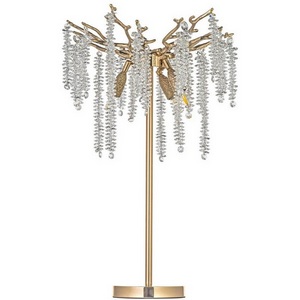 Изображение товара Настольная лампа с подвесками хрустальная Dio D'Arte Tavenna Gold Tavenna H 4.1.1.100 G