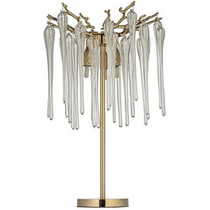 Изображение товара Настольная хрустальная лампа с подвесками Dio D`arte Tavenna Gold Tavenna H 4.1.1.101 G