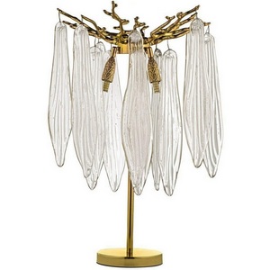 Изображение товара Настольная хрустальная лампа с подвесками Dio D`arte Tavenna Gold Tavenna H 4.1.1.104 G