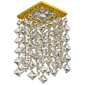 Изображение товара Встраиваемый светильник хрустальный Dio D'Arte Tayo Gold Tayo GU10.5.14.8x8.116 G