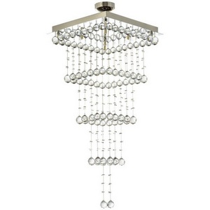 Изображение товара Потолочная хрустальная люстра на штанге Dio D'Arte Tesoro Nickel Tesoro H 1.4.50.107 N