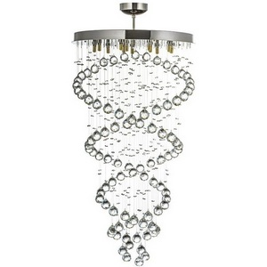 Изображение товара Потолочная хрустальная люстра на штанге Dio D'Arte Tesoro Nickel Tesoro H 1.4.55.105 N