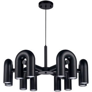 Изображение товара Люстра led подвесная с черным плафоном Divinare Twins 1092/06 PL-30