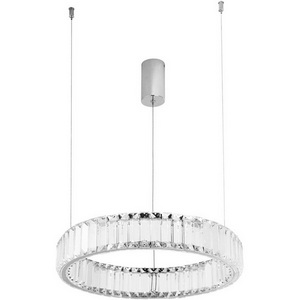 Изображение товара Подвесной светильник светодиодный хрустальный 1135/02 SP-24 Divinare Renata кольцо