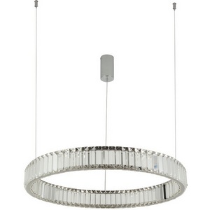 Изображение товара Подвесной светильник светодиодный хрустальный 1135/02 SP-36 Divinare Renata кольцо