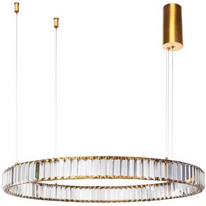 Изображение товара Подвесная люстра хрустальная светодиодная 1135/17 SP-47 Divinare Renata кольцо