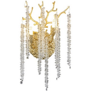 Изображение товара Бра Divinare Salice 3133/01 AP-2 лепестки с подвесками