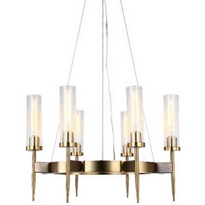 Изображение товара Подвесная люстра KM0936P-6 DeLight Collection Alouette brass