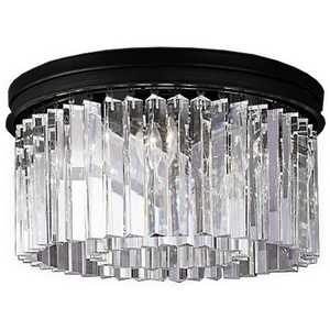 Изображение товара Потолочная люстра 1920s KR0387C-6B/P black/clear DeLight Collection Odeon
