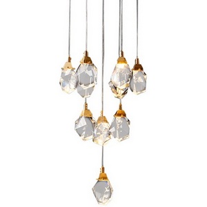 Изображение товара Подвесной светильник светодиодный MD-020B-11 DeLight Collection Crystal rock gold