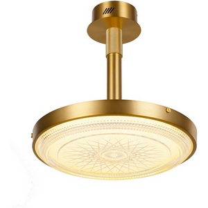 Изображение товара Люстра потолочная светодиодная с 1 плафоном светодиодная MX18006004-1A DeLight Collection MX18006004 gold