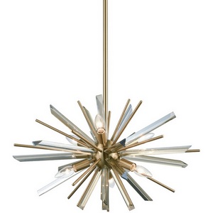 Изображение товара Потолочная люстра на штанге P68112-6AB DeLight Collection P68112 antique brass