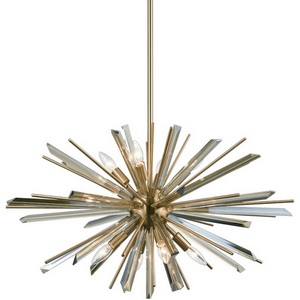 Изображение товара Потолочная люстра на штанге P68112-8AB DeLight Collection P68112 antique brass