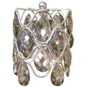 Изображение товара Бра Nikon MB103910-1A chrome/smoky с подвесками